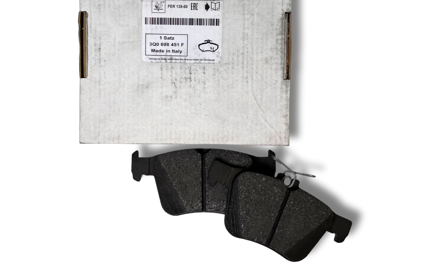 Колодки гальм зад. (3Q0698451F)