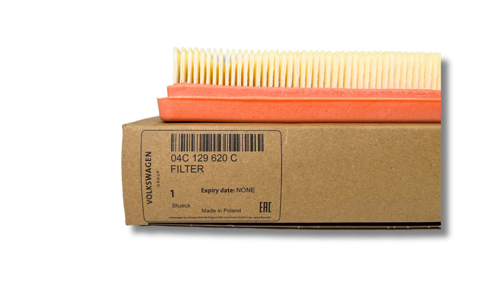 Фильтр воздушный двигателя (04C129620C) 3