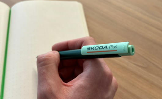 Ручка кулькова SKODA Pus emerald_electric (6U0087210A) 2