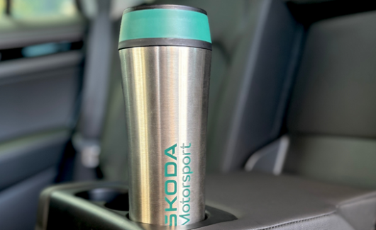 Термо-кружка SKODA Motorsport срібляста (0,35 л) (6U0069604A) 4