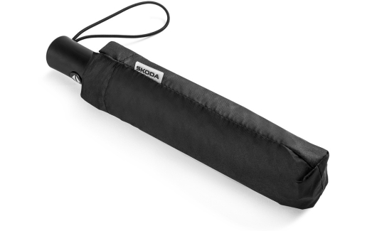 Парасолька чорна складана SKODA (6U0087602) 4