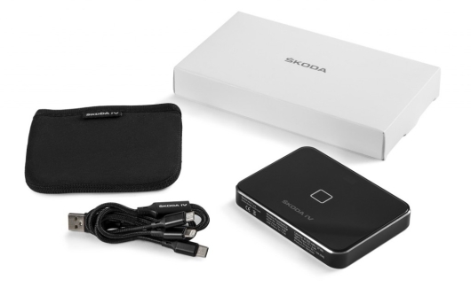 Акумулятор зовнiшнiй для мобiльних пристроїв (безпровідний) IV 10 000 mAh Škoda (000051729H) 2