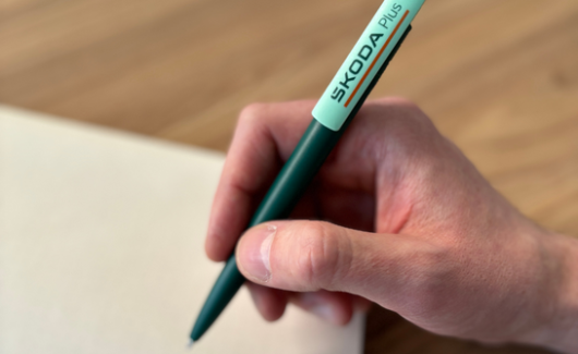 Ручка кулькова SKODA Pus emerald_electric (6U0087210A) 3