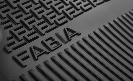 Килимок гумовий Fabia III задн (к-т, 2 шт.) (6V0061551) 2