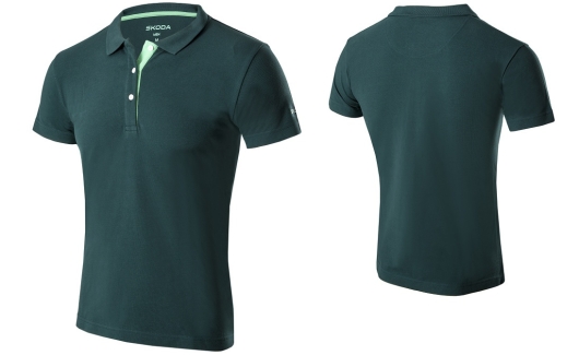 Футболка-поло мужская Škoda emerald (000084230BL549) 3