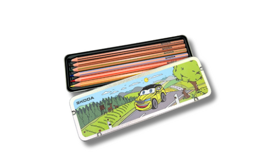 Олівці для розмальовок SKODA (к-т 6шт.) (6U0087558B) 1