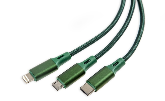 Кабель зарядний USB (micro, lightning, type-C) (6U0051445) 2